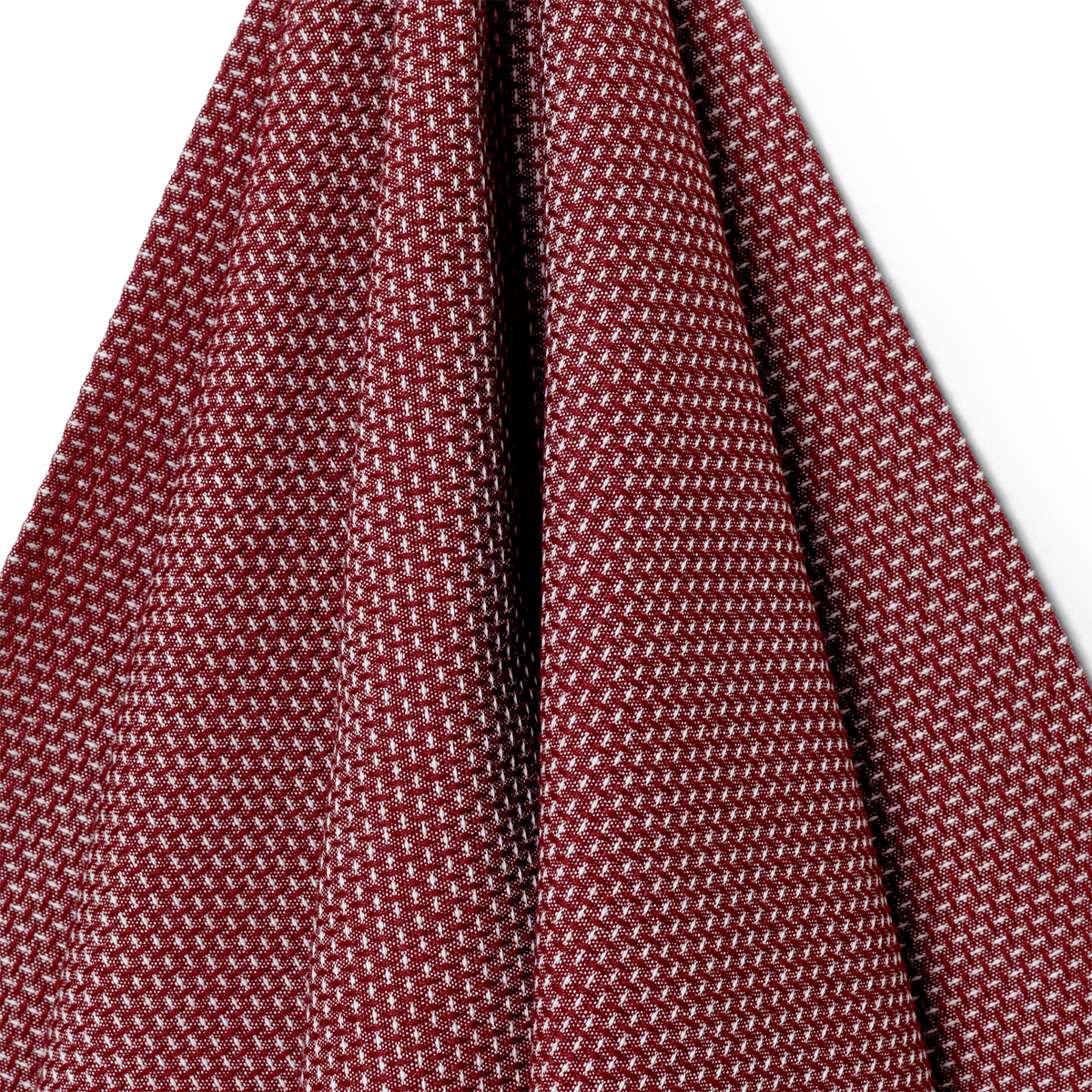 COLORED CHECK KITCHEN TOWELS (PACK OF 2) - Burgundy